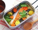 キャンプ飯！とろ～りカマンベールパエリア作り方6写真