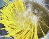 かぶつ胡椒で豚バラキャベツパスタ作り方1写真