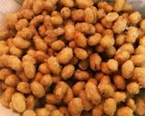 揚げ大豆とコーンの青のり甘辛作り方4写真