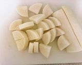 レンジで時短*簡単*豚こまと大根の塩麻婆作り方1写真