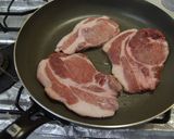 ポークソテー　きのこのバルサミコソース作り方3写真