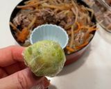 令和四年　如月７　牛肉きんぴら丼弁当作り方2写真