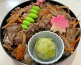 令和四年　如月７　牛肉きんぴら丼弁当作り方3写真