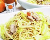 かぶつ胡椒で豚バラキャベツパスタ作り方11写真
