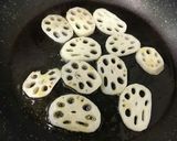 和風☆水菜と蓮根のパスタ作り方2写真