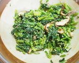 レンジで！ほうれん草・椎茸の胡麻和え【簡単副菜】作り方4写真