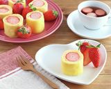 いちごのバウムロール♪ヨーグルト風味作り方12写真