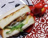【超簡単】フライドチキンサンド作り方4写真