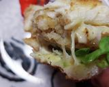 【超簡単】フライドチキンサンド作り方5写真