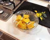 甘〜い☆クリームチーズのカボチャサラダ作り方3写真