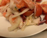 簡単　セビーチェ　魚介と野菜のマリネ作り方10写真