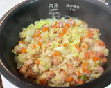 【無水】白菜とベーコンの炊き込みご飯作り方9写真