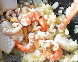 ホタテとシーフードミックスのパエリア♪作り方3写真