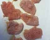 チキンナゲット　ハート型作り方3写真