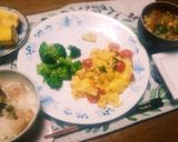 母娘直伝！ミニトマトのスクランブルエッグ作り方7写真