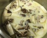 ごま香る♫キノコとささみの豆乳スープ☆作り方3写真
