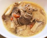 ごま香る♫キノコとささみの豆乳スープ☆作り方4写真
