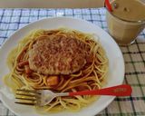 ハンバーグカレースパゲッティ♪作り方2写真