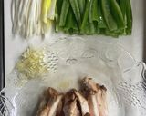 揚げ鶏叉焼とピーマンのオイスター炒め作り方1写真