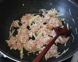 食感が楽しい♪胡瓜と蓮根の肉みそ生姜炒め作り方2写真
