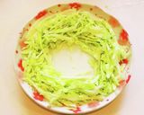☺簡単♪長芋とキャベツの巣ごもり玉子☺作り方3写真