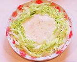 ☺簡単♪長芋とキャベツの巣ごもり玉子☺作り方4写真