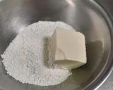 豆腐の白玉団子入り♡お汁粉作り方1写真