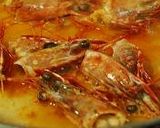 クリスマスのパスタ　エビクリーム作り方2写真
