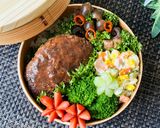 65℃,95℃ 煮込みハンバーグ弁当作り方26写真