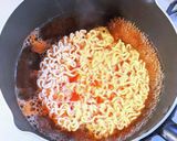納豆チーズ辛ラーメン作り方2写真