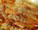 クリスマスのパスタ　エビクリーム作り方3写真