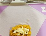かぼちゃとひき肉のチーズイン春巻き作り方3写真