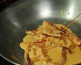 クリスマスのパスタ　エビクリーム作り方7写真