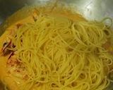 クリスマスのパスタ　エビクリーム作り方8写真