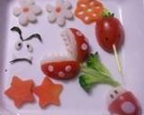 キャラ弁☆クリスマス弁当☆スーパーマリオ作り方5写真