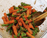 いんげんとにんじんの胡麻酢おかか和え作り方6写真