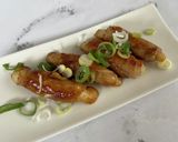 お餅の甘辛肉巻き作り方6写真