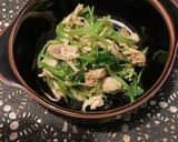 ささみと三つ葉の和物と鶏味スープ作り方6写真