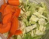 我が家の定番★肉野菜炒め作り方1写真