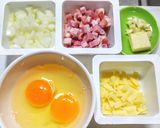 みんな大好き◎具だくさんのオムレツ作り方1写真