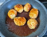 うずらの卵入り鶏肉団子の甘酢あんかけ♬作り方10写真