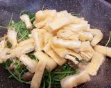 カンタン副菜・しめじと豆苗の糖質オフ炒め作り方2写真