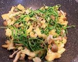 カンタン副菜・しめじと豆苗の糖質オフ炒め作り方3写真
