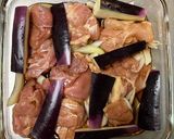 鶏モモとナスのレンチン照り煮作り方2写真