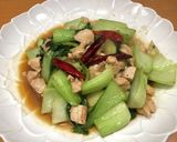 しびれる辛さ！鶏肉と青梗菜の麻辣炒め♪作り方3写真