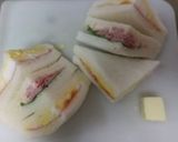 *市販のサンドイッチを焼きました*作り方2写真