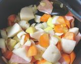 簡単ハムの出汁が美味しいクラムチャウダー作り方4写真