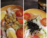 私の葉っぱサラダ、トッピングいろいろ作り方6写真