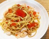 いくらと海老のパスタ　茹でて混ぜるだけ作り方3写真