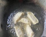 舞茸揚げ餃子　黒酢あんかけ作り方4写真